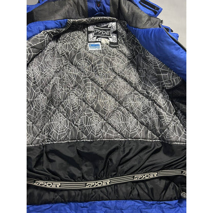 Spyder Ski jacket blue black web rare avangarde vintage