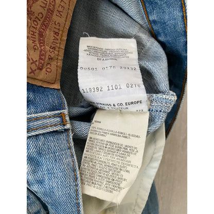 90s Levi’s 501 vintage baby blue jeans denim pants