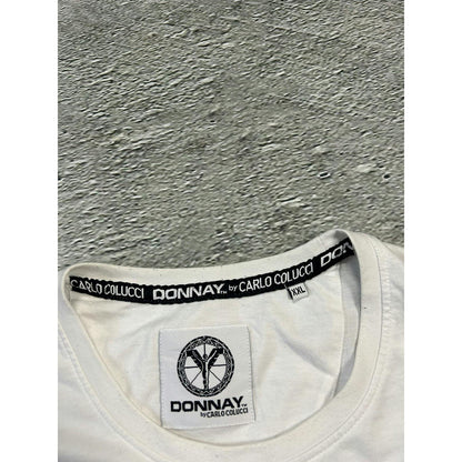 Carlo Colucci Donnay big logo T-shirt white multicolour