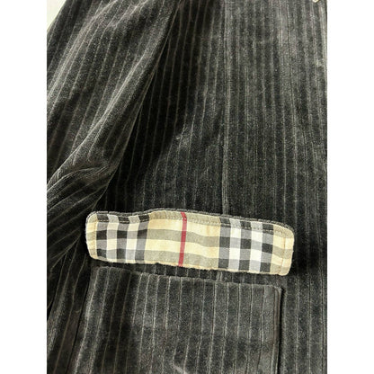 Burberry black jacket nova check