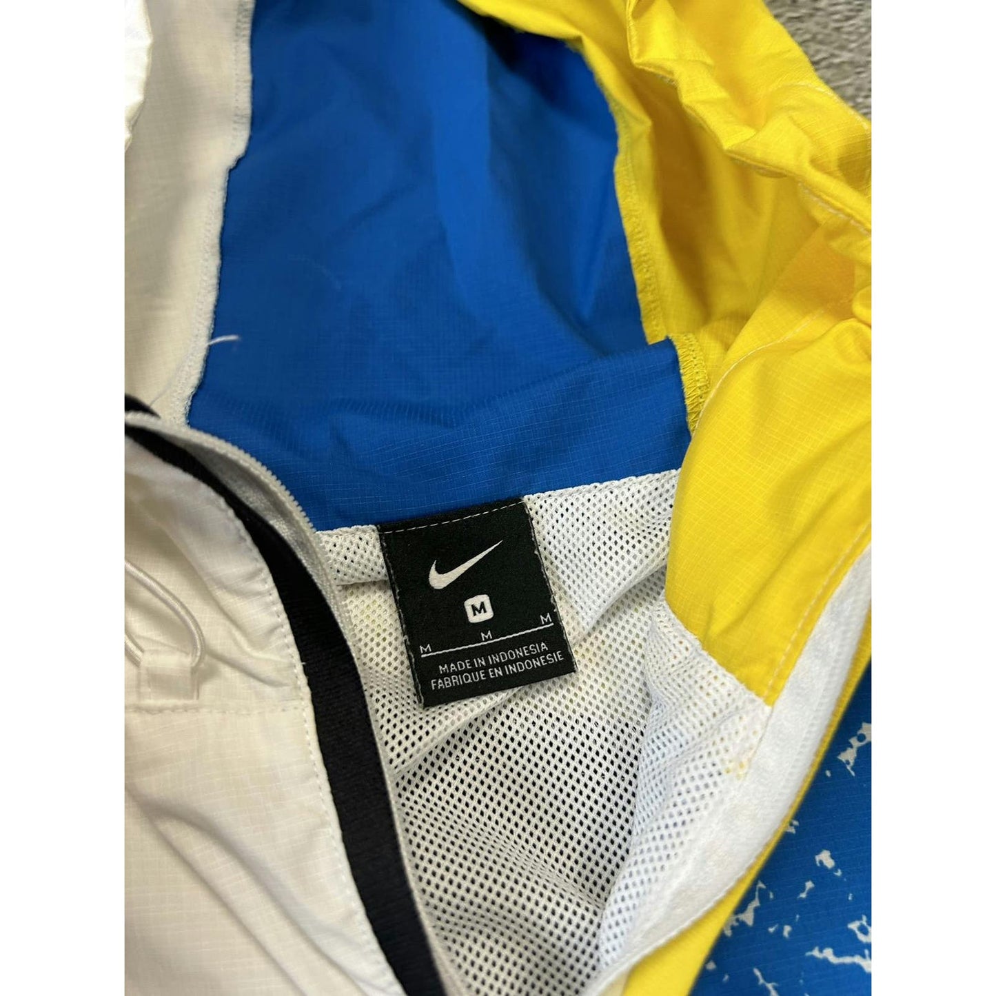 Inter Milan Nike track jacket anorak white blue yellow