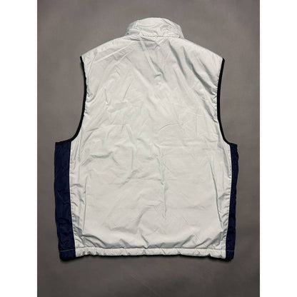 Nike vest reversible vintage navy white small swoosh 2000s