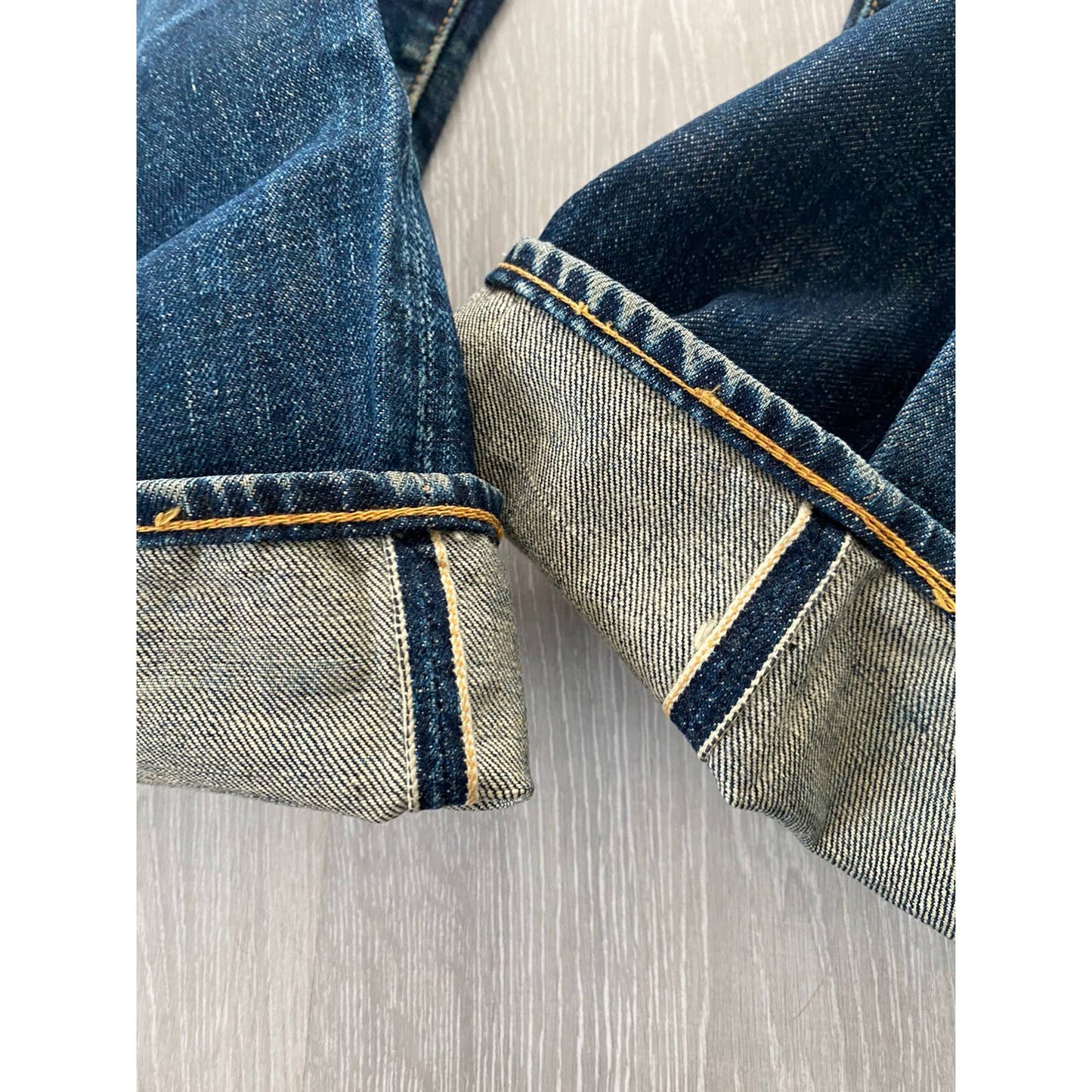 Evisu jeans vintage navy white seagull selvedge Yamane Japan