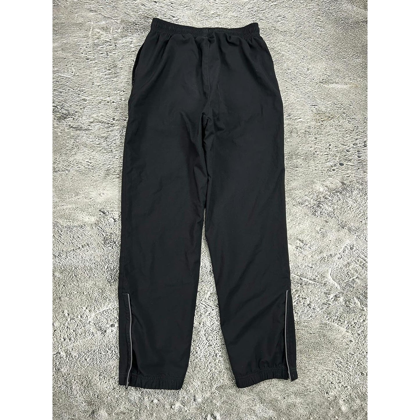 Nike vintage black nylon track pants drill Y2K IA