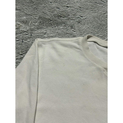 Lacoste vintage cream white sweatshirt longsleeve