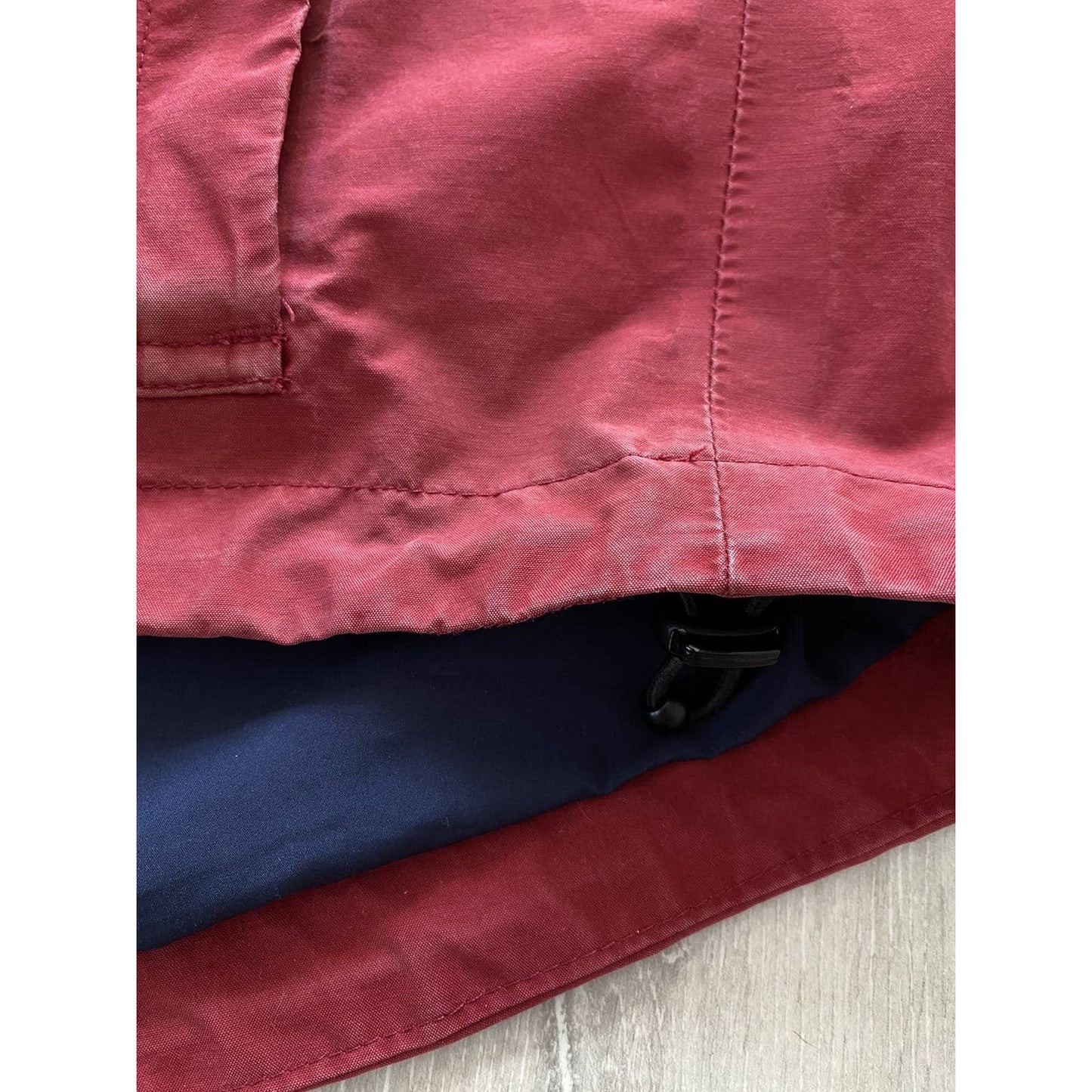 Timberland vintage waterproof jacket red