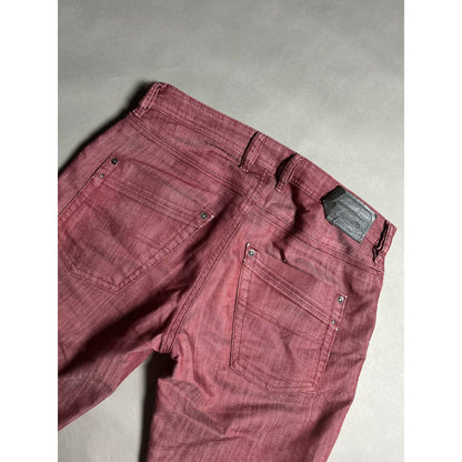 Diesel jeans vintage red Y2K