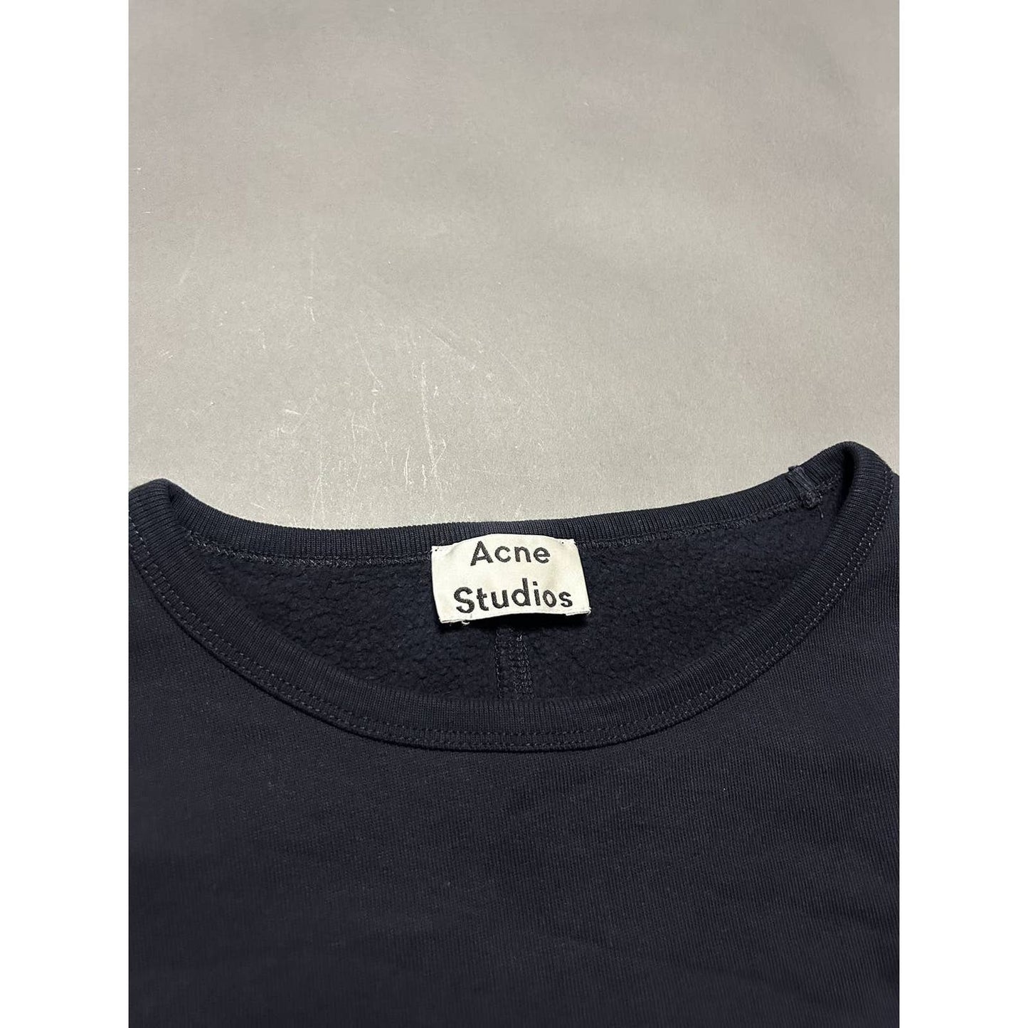 Acne Studios navy sweatshirt basic