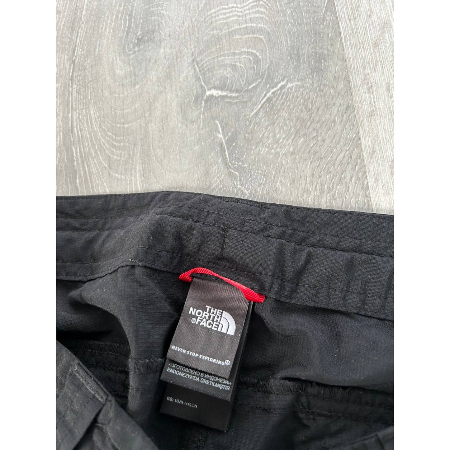 The North Face vintage black nylon track pants TNF