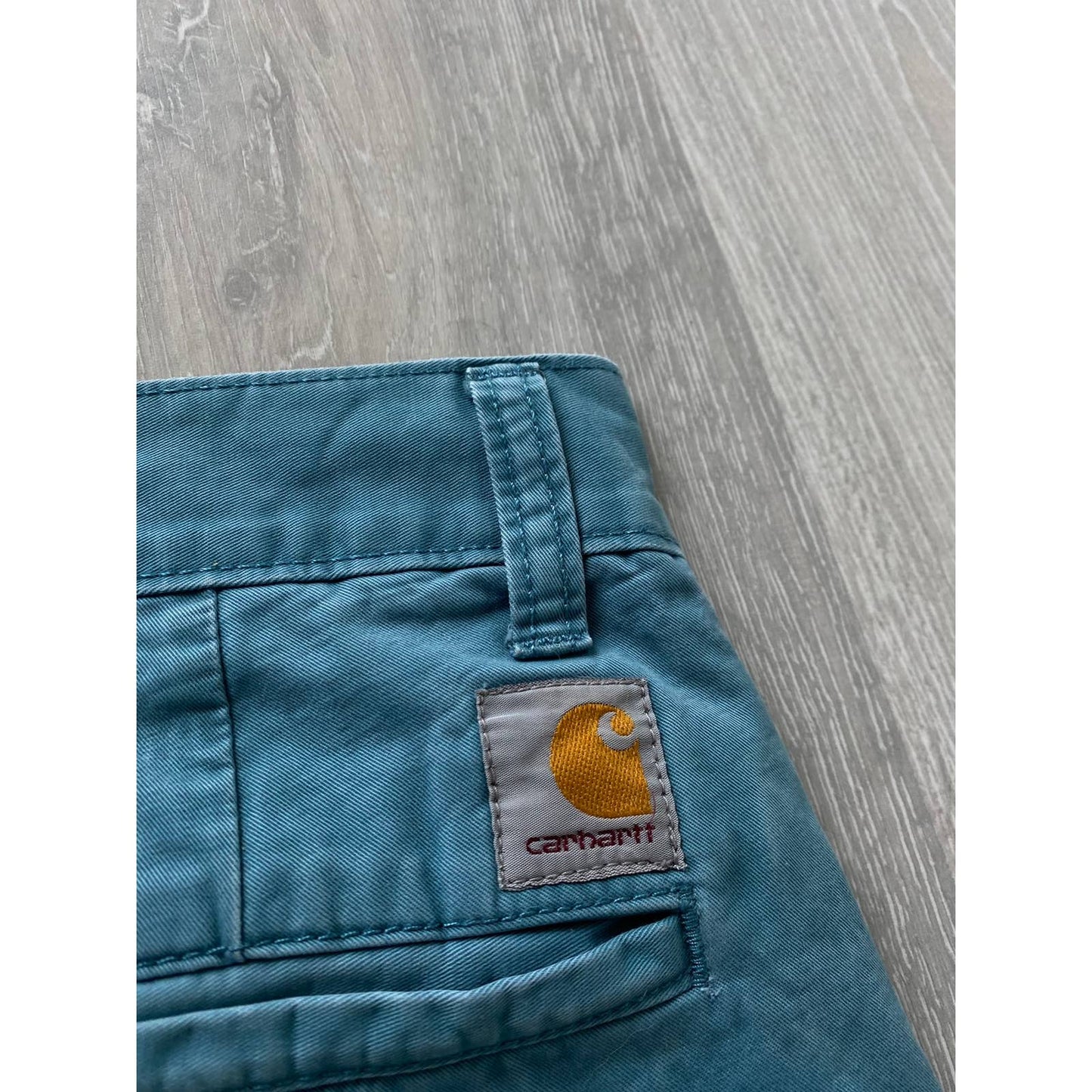 Carhartt vintage prime pant chino pants 31x34 turquoise