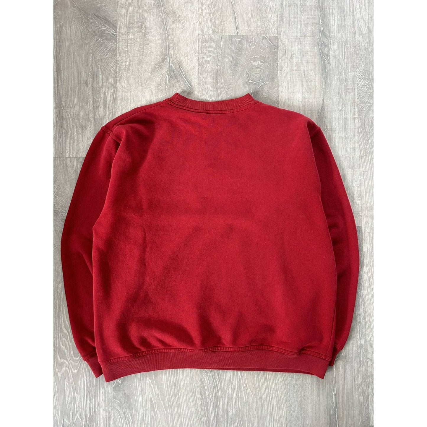 Nike USA red sweatshirt big logo swoosh 90s