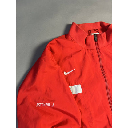 Aston Villa Nike vintage red nylon track jacket