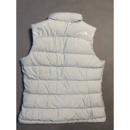 The North Face vintage grey puffer vest 700 nuptse