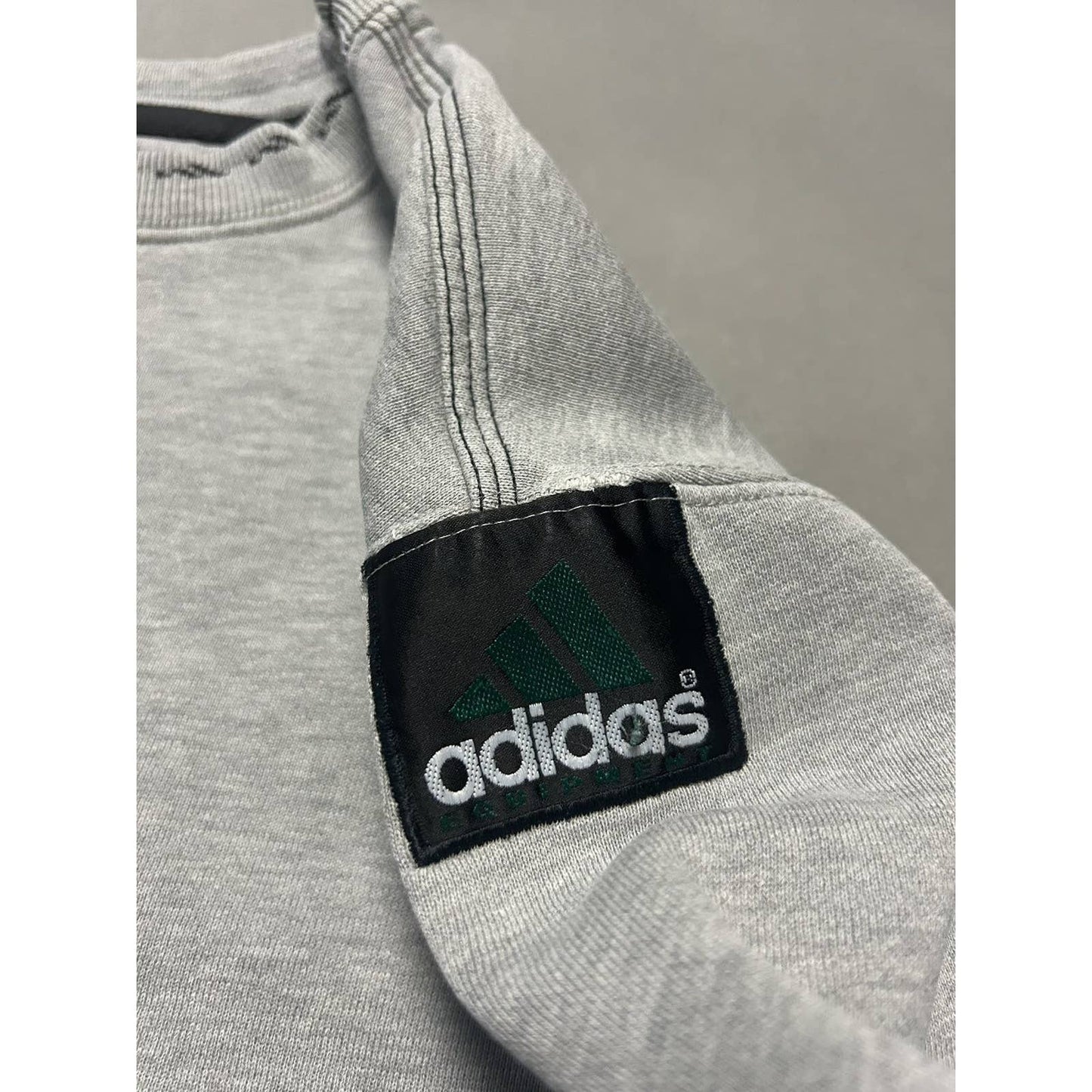 Adidas Equipment vintage grey big logo sweatshirt 90s