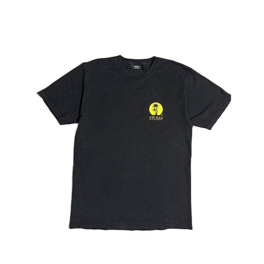 Stussy t-shirt black palms logo