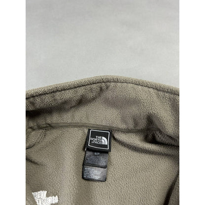 The North Face brown fleece zip up sweatshirt vintage