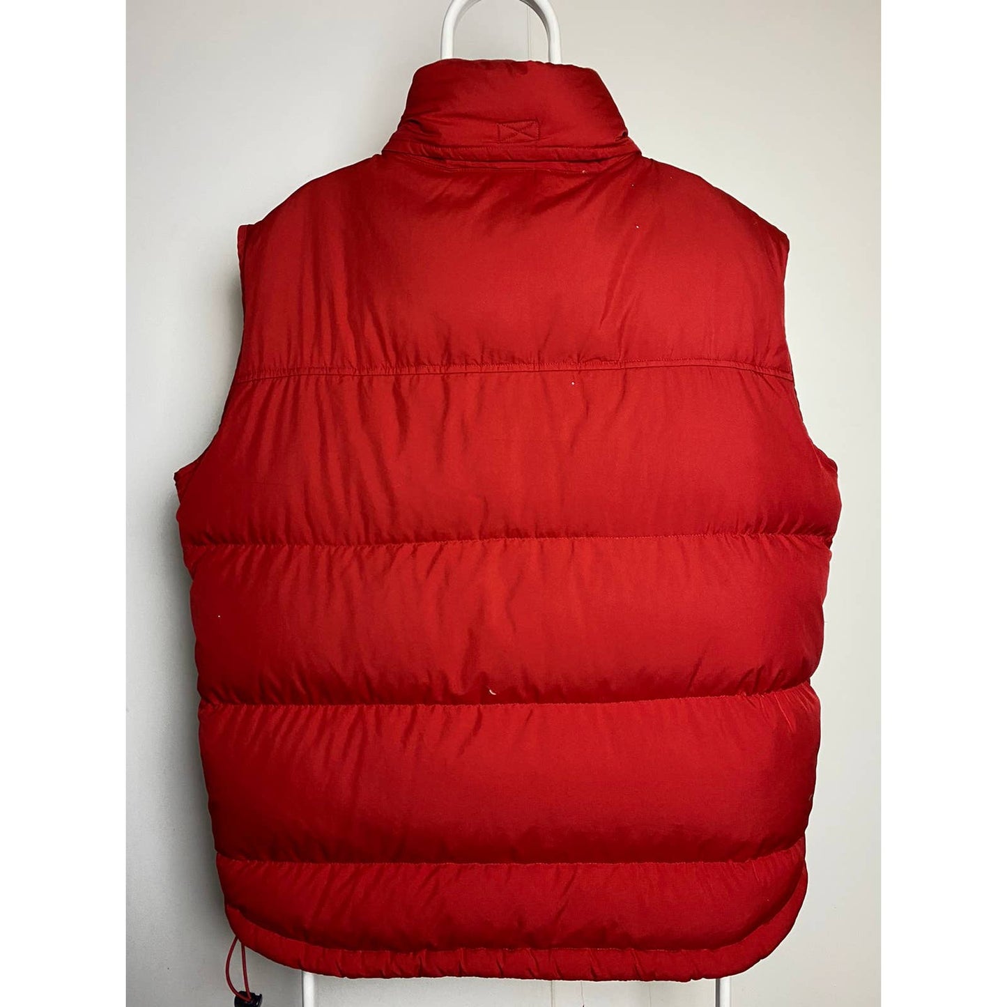 Nike vintage red puffer vest small swoosh duck down 2000s