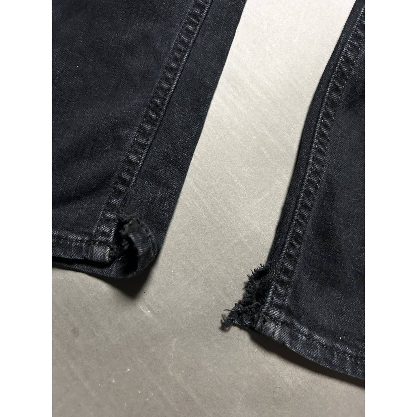 Acne Studios vintage black jeans slim denim pants