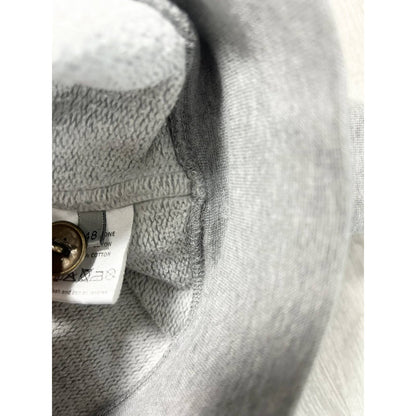 Dior Grey Bee Zip-Up Hoodie