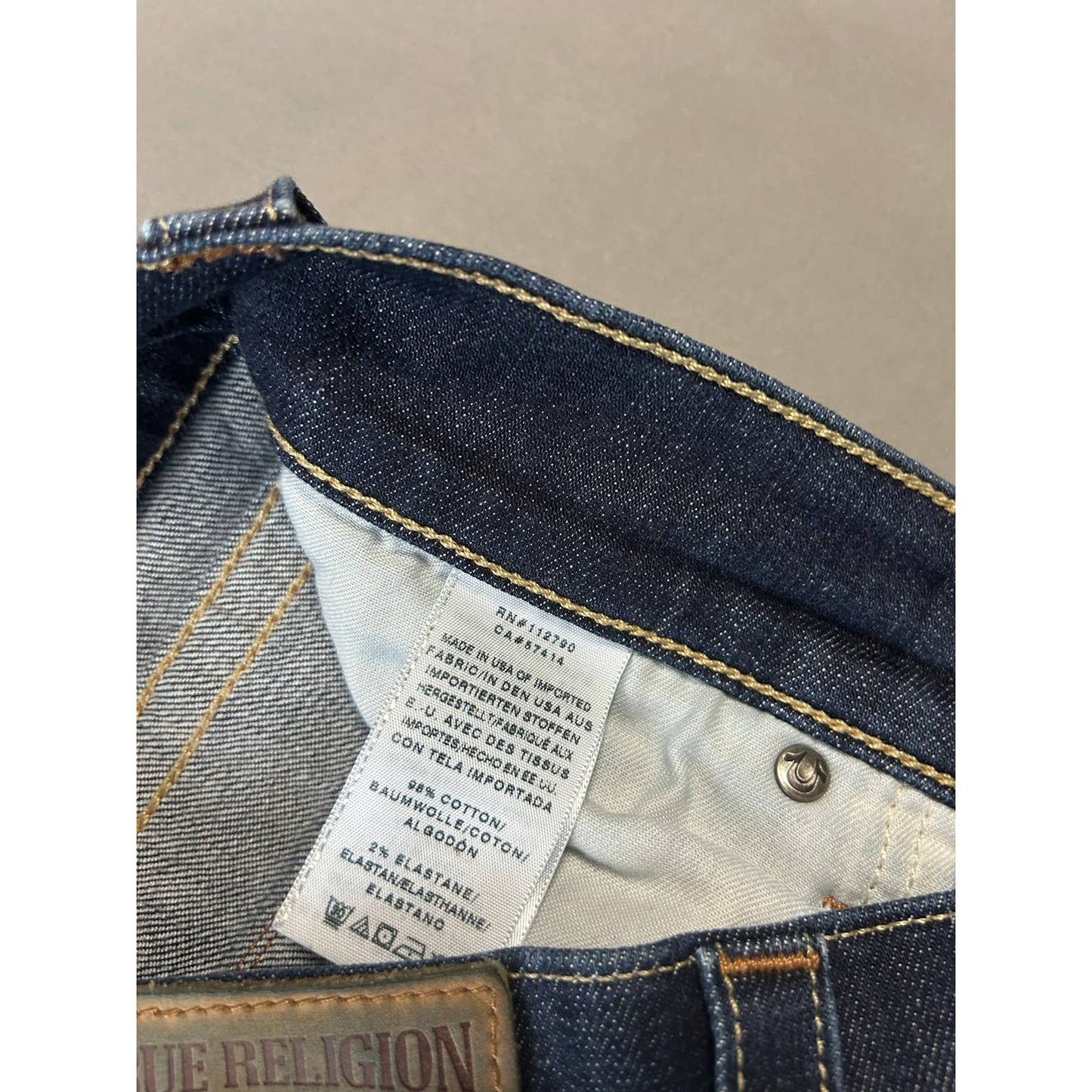 True Religion vintage navy jeans Y2K