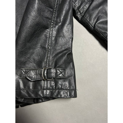 Jack Daniels vintage leather jacket black