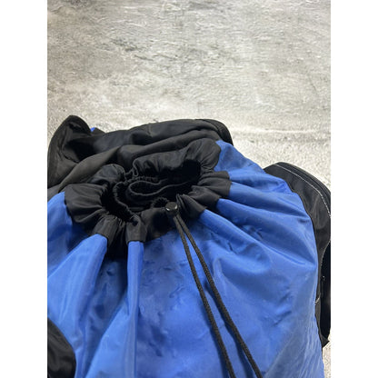 Reebok vintage backpack 90s bag black blue big logo