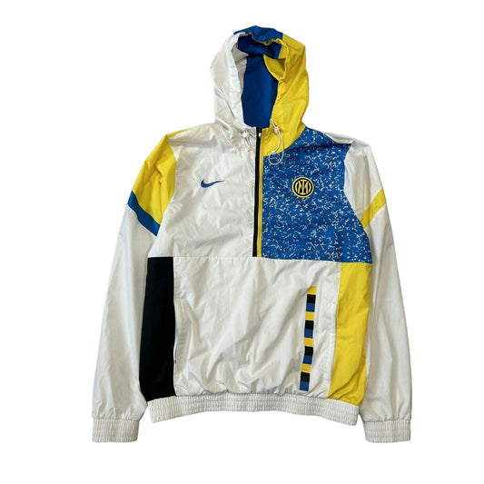 Inter Milan Nike track jacket anorak white blue yellow