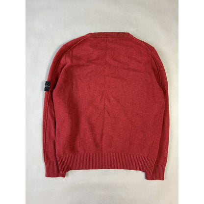 Stone island red sweater vintage knit AW 2011