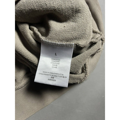 Fear of God Essentials FOG beige sweatshirt polo