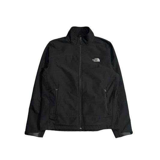 The North Face softshell jacket black vintage gorpcore