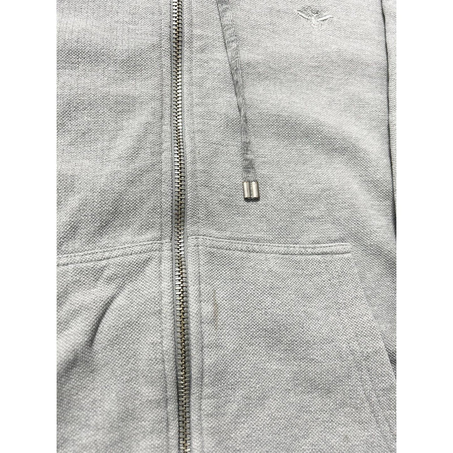 Dior Grey Bee Zip-Up Hoodie