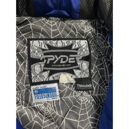 Spyder Ski jacket blue black web rare avangarde vintage