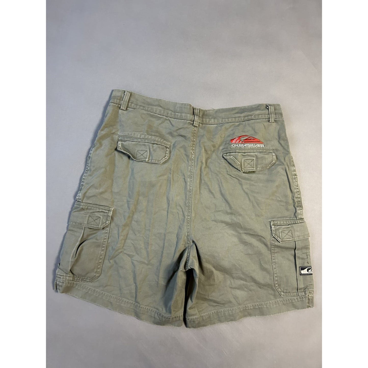 Quiksilver shorts cargo khaki Y2K vintage surf