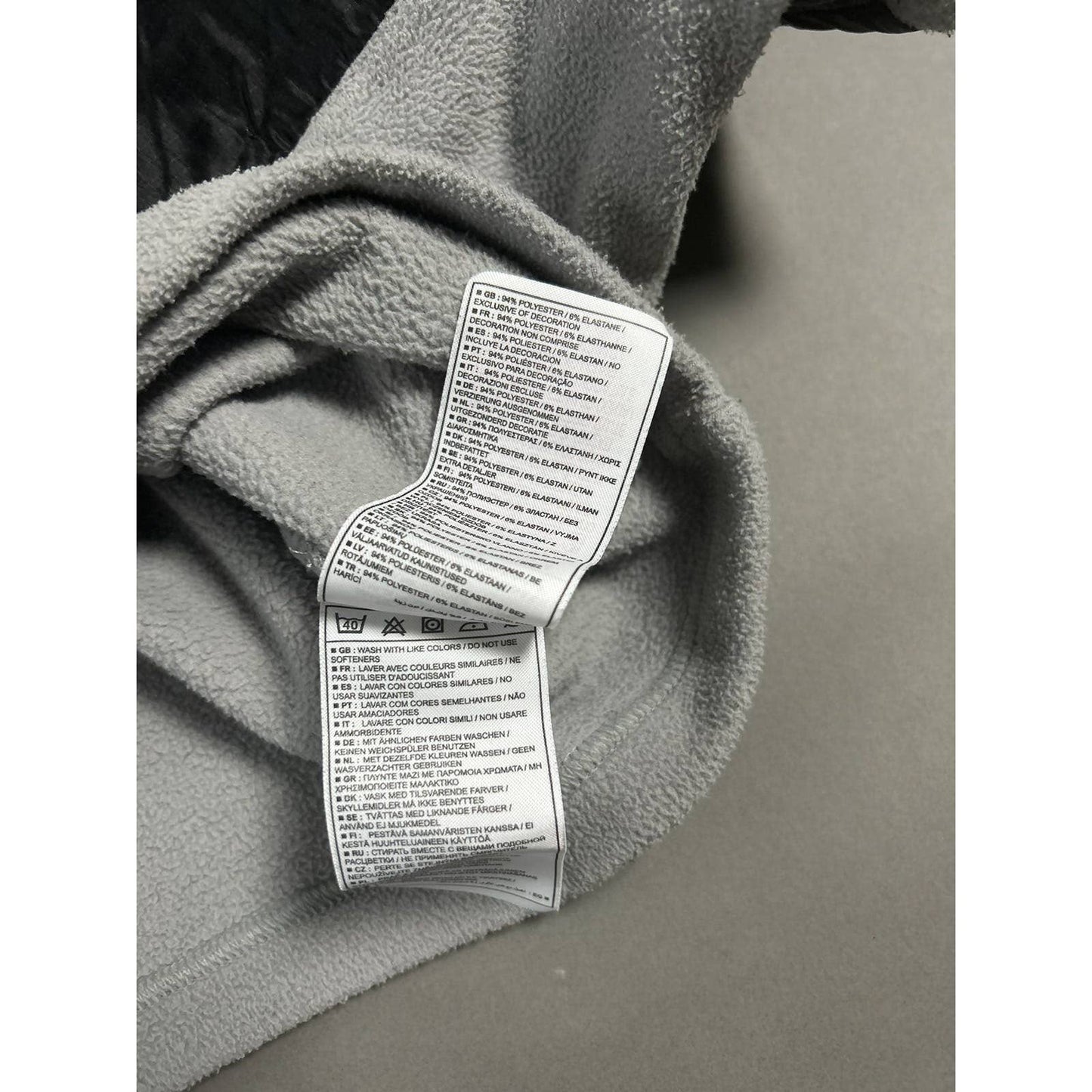 Nike ACG vintage fleece nylon patches grey