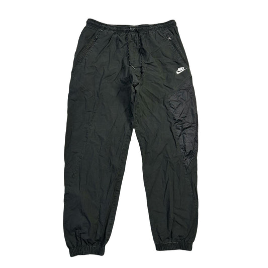 Nike vintage black parachute pants 2000s cargo drill Y2K