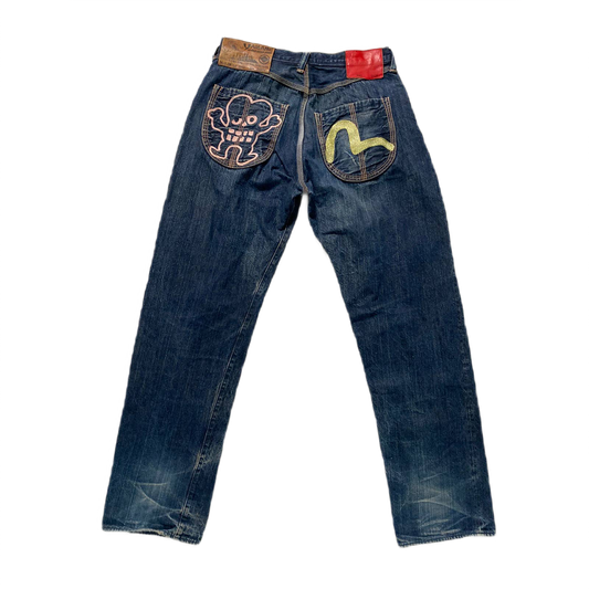 Evisu jeans vintage Yamane Japan Picasso design