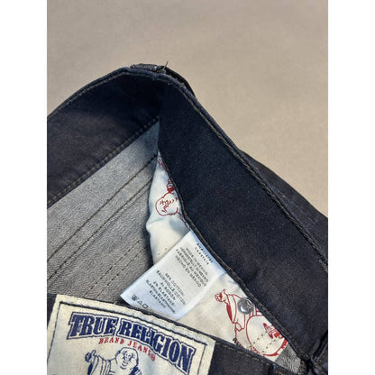 True Religion black dark navy jeans