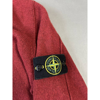 Stone island red sweater vintage knit AW 2011