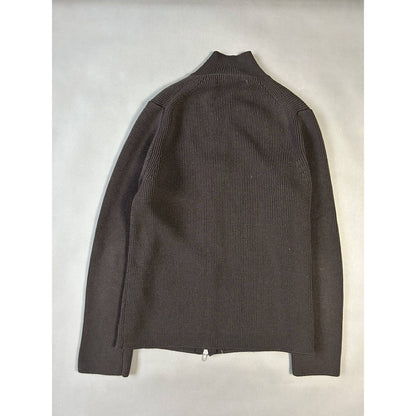 Stone Island denims black zip sweater vintage knit