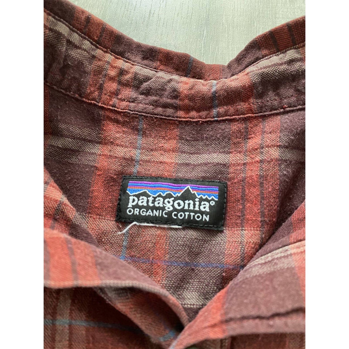 Patagonia tartan shirt long sleeve vintage red black