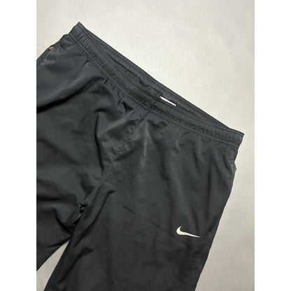 Nike vintage nylon black track pants small swoosh parachute