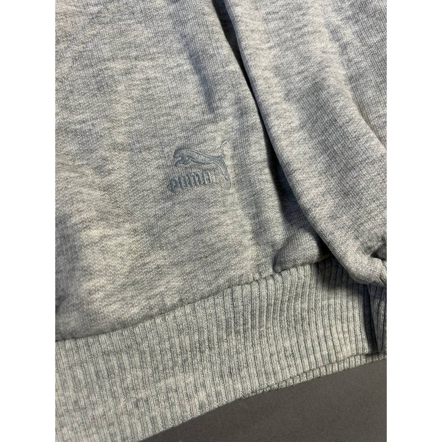 Puma vintage sweatshirt big logo grey blue