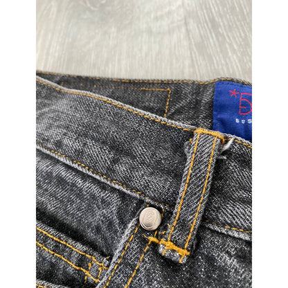 Bape jeans cat Face logo grey selvedge Bape Japanese denim