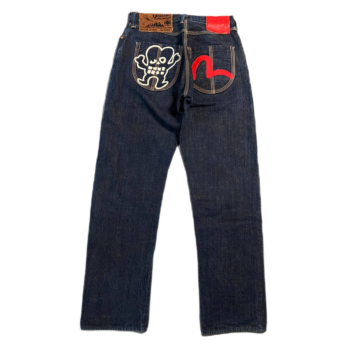 Evisu jeans vintage Yamane Japan Picasso design selvedge