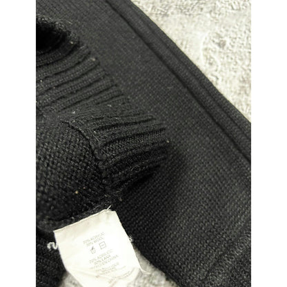 Oakley Big Logo Sweater vintage black Y2K embroidery knit