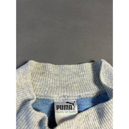 Puma vintage sweatshirt big logo grey blue