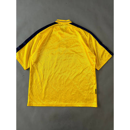 Charlton Le Coq Jersey vintage yellow mesh