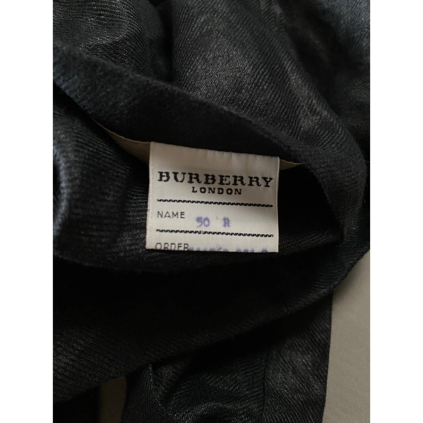 Burberry vintage black coat nova check