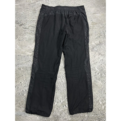 Nike AIR vintage black nylon track pants drill y2k swoosh