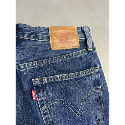 Levi’s 501 navy blue jeans denim pants capital E